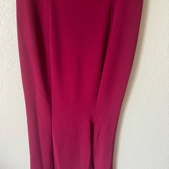 Alexia B Strapless Wine Dress - Picture 4 of 12